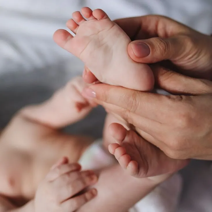 Baby motýlí dotek