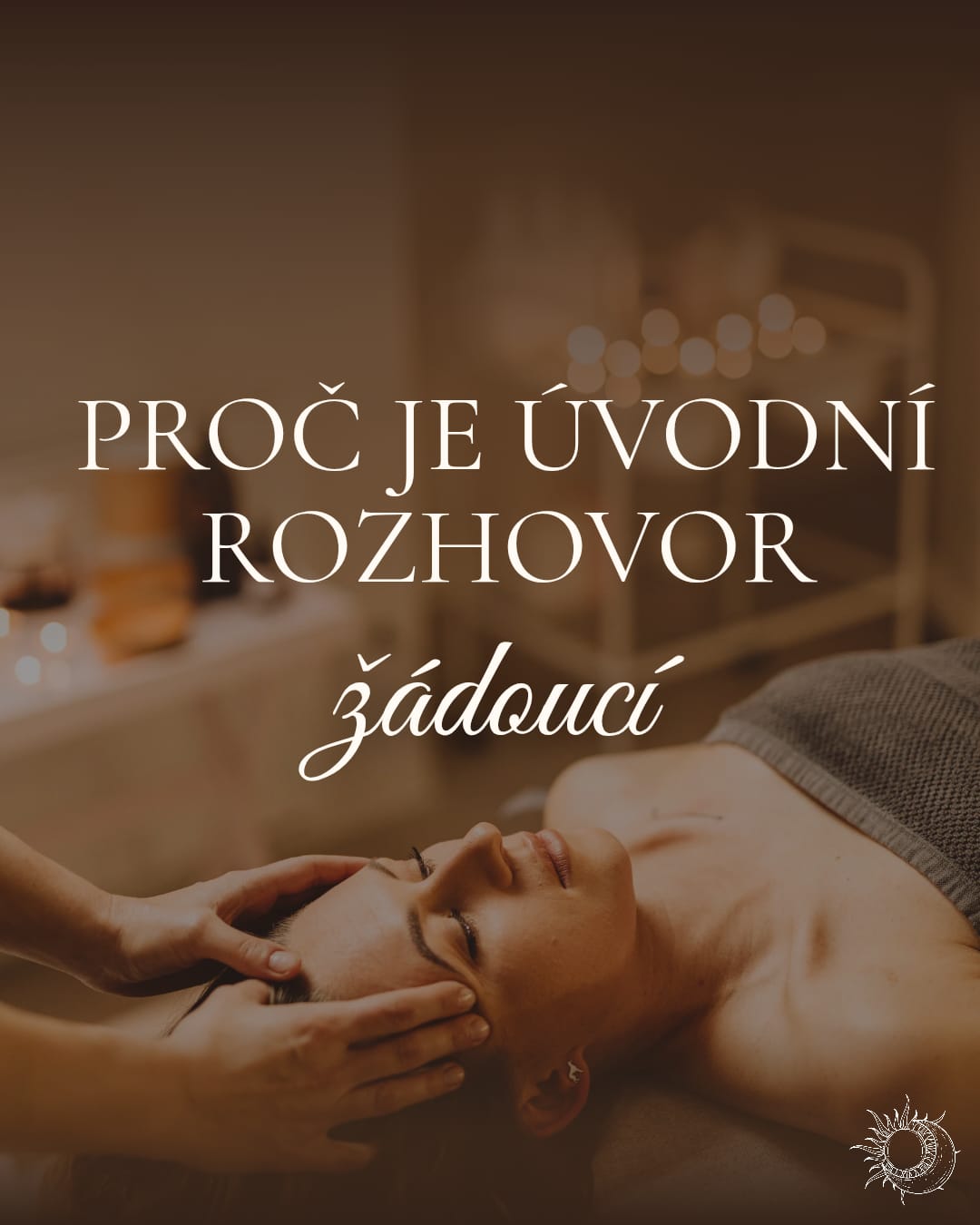 Rozhovor před masáží