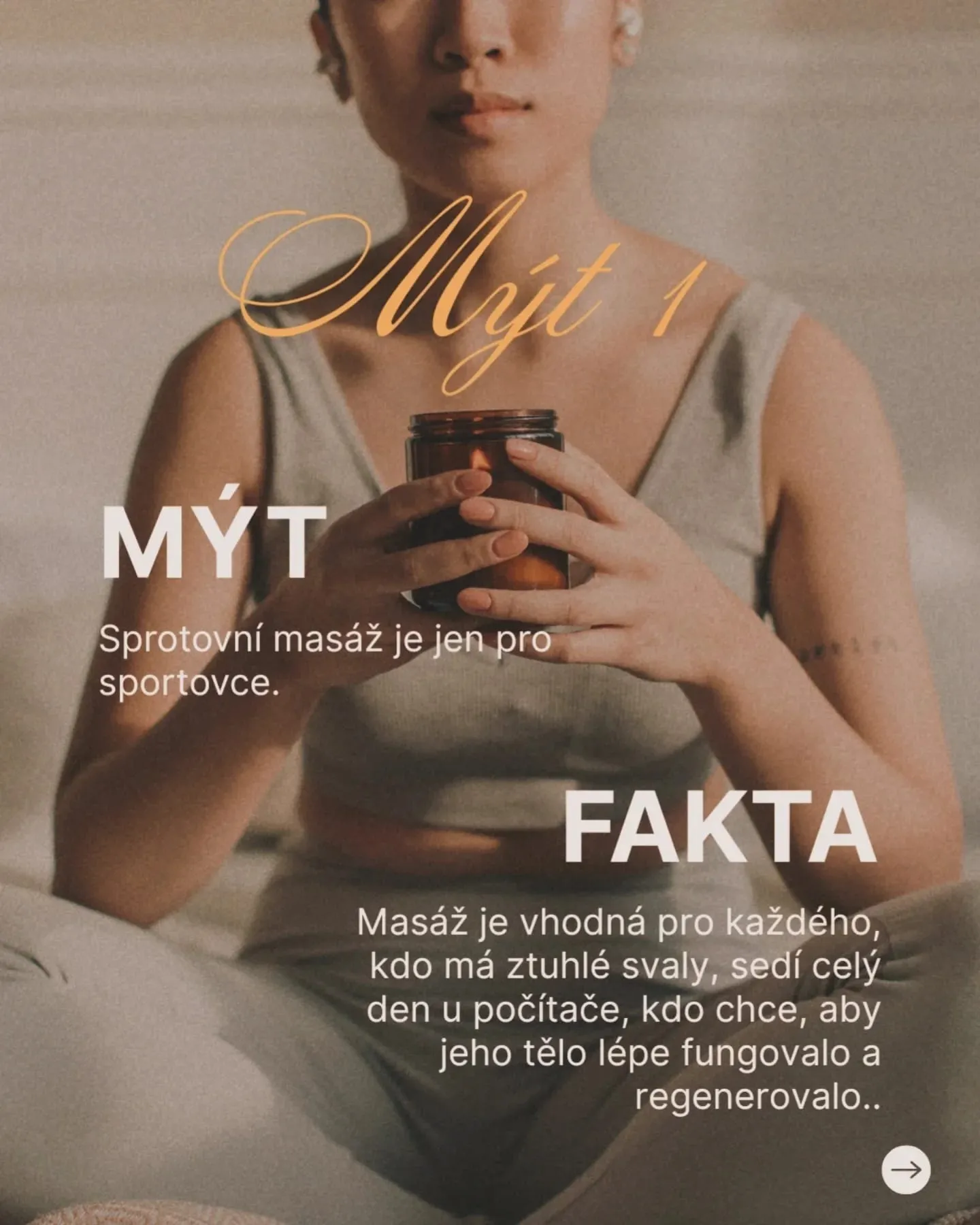 Mýtus 1 o sportovní masáži