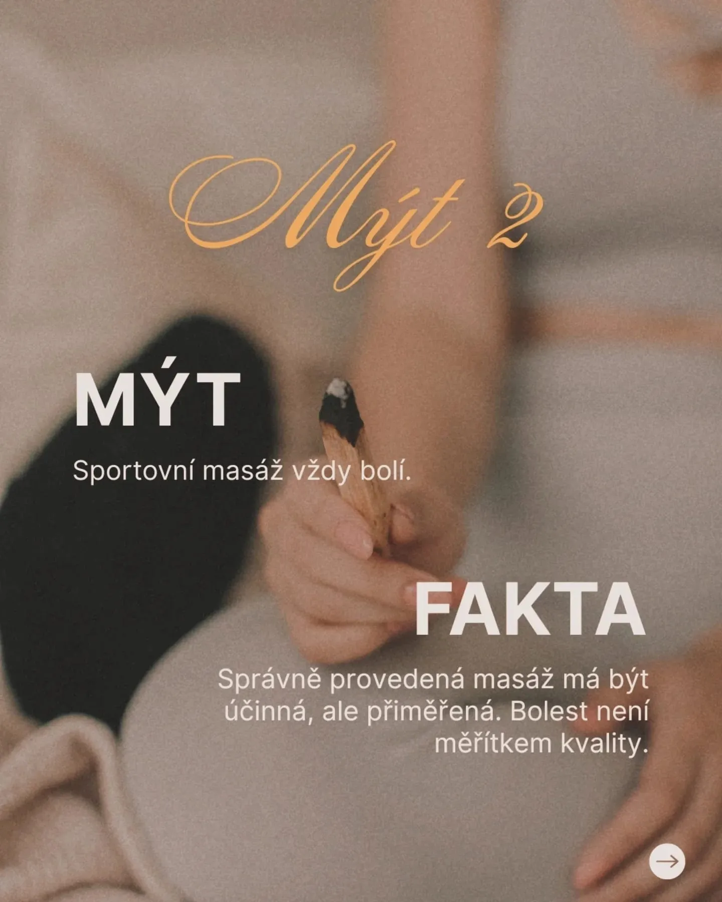 Mýtus 2 o sportovní masáži